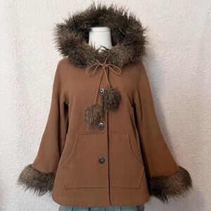 Guess Women's Brown and Tan Jacket